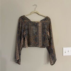 Paper Crane Multicolor Patterned Blouse